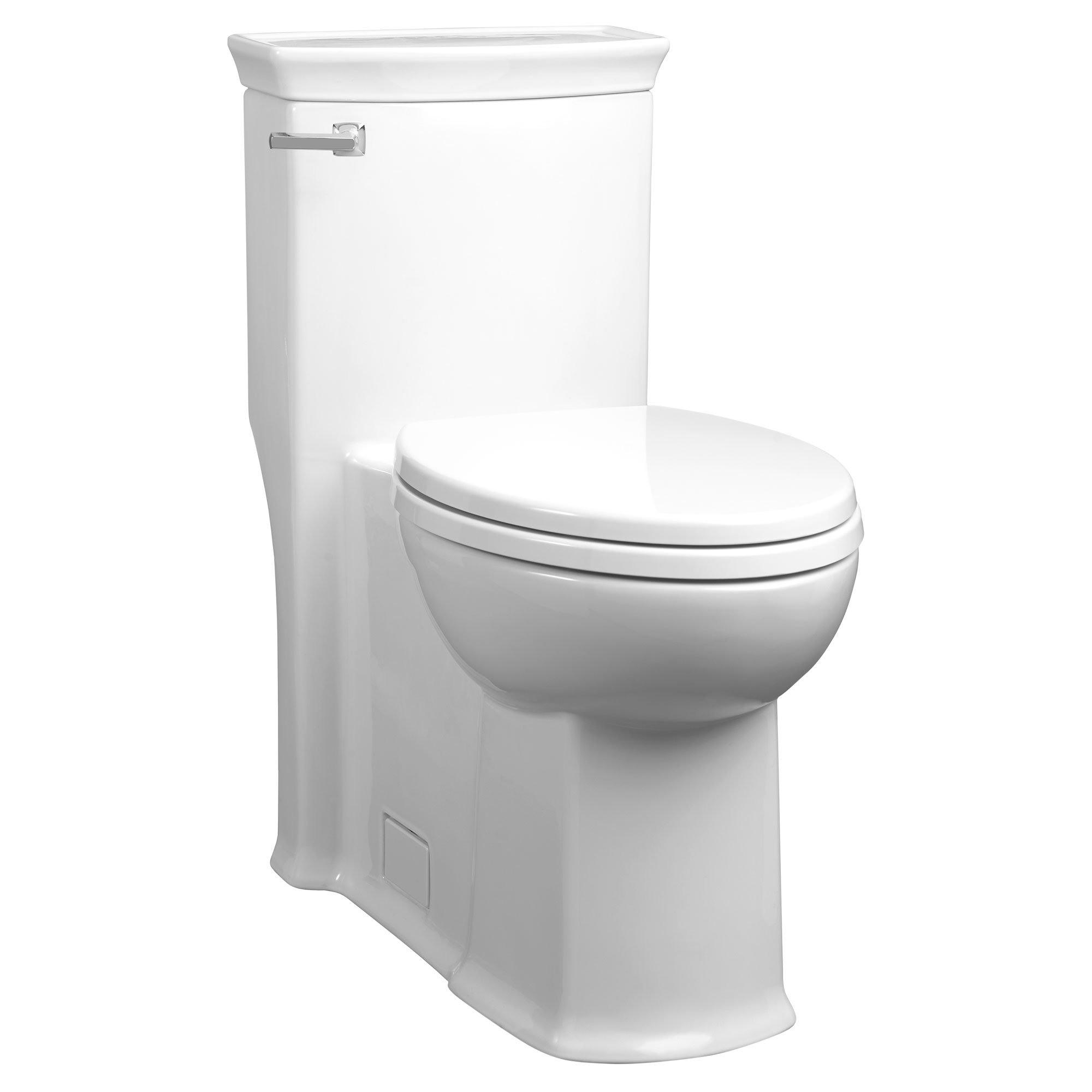 Wyatt® One-Piece Chair-Height Left-Hand Trip Lever Elongated Toilet with Seat